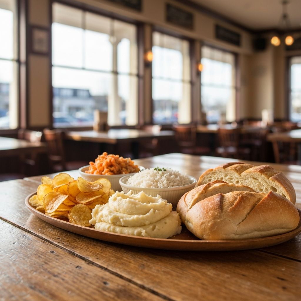 Energy contribution of starchy sides