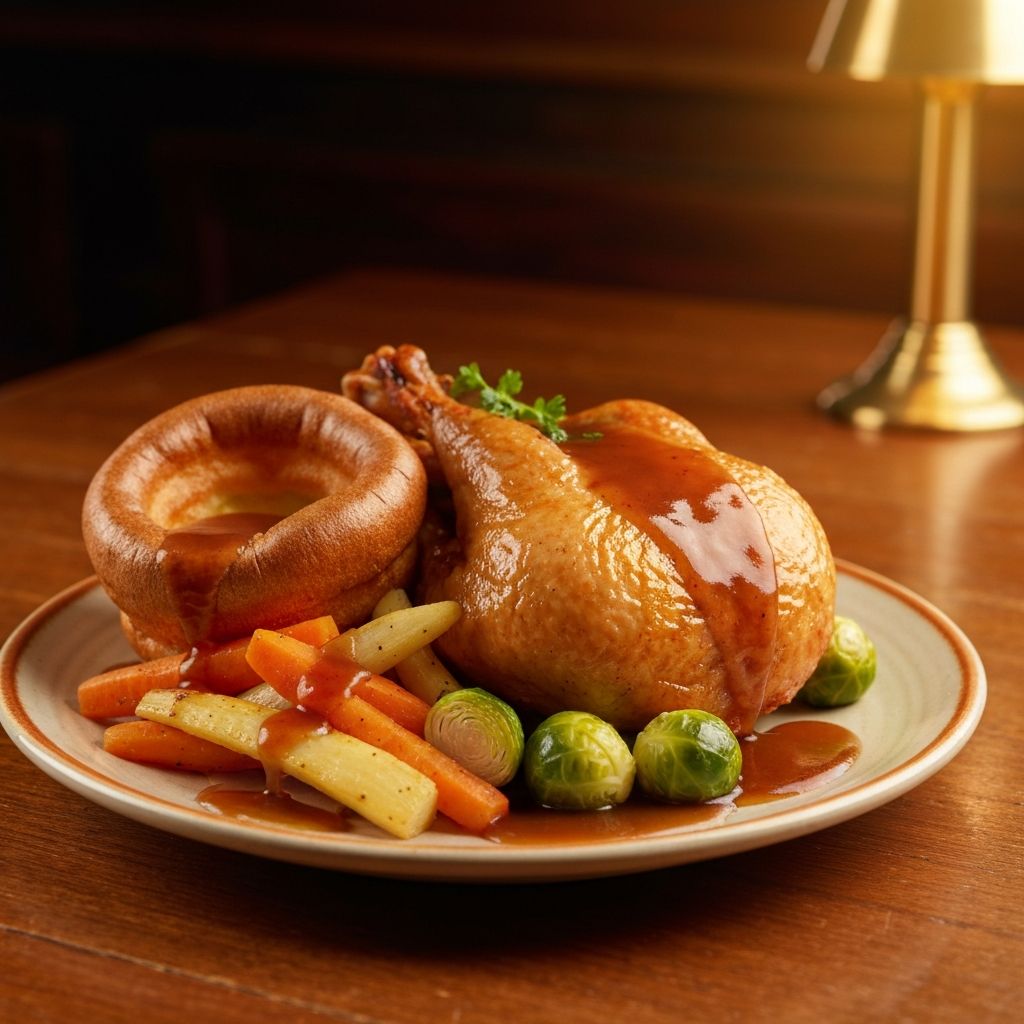 Roast dinner composition overview
